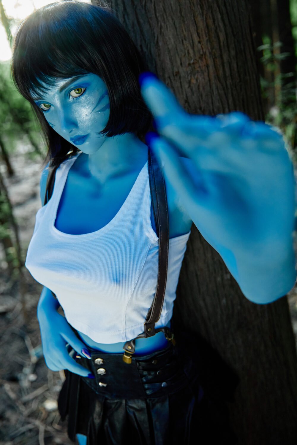 AD158cm Tifa(Special makeup-Avatar Blue)-4 Tifa Special Makeup (Avatar-Blue) ED Clasc/ED085