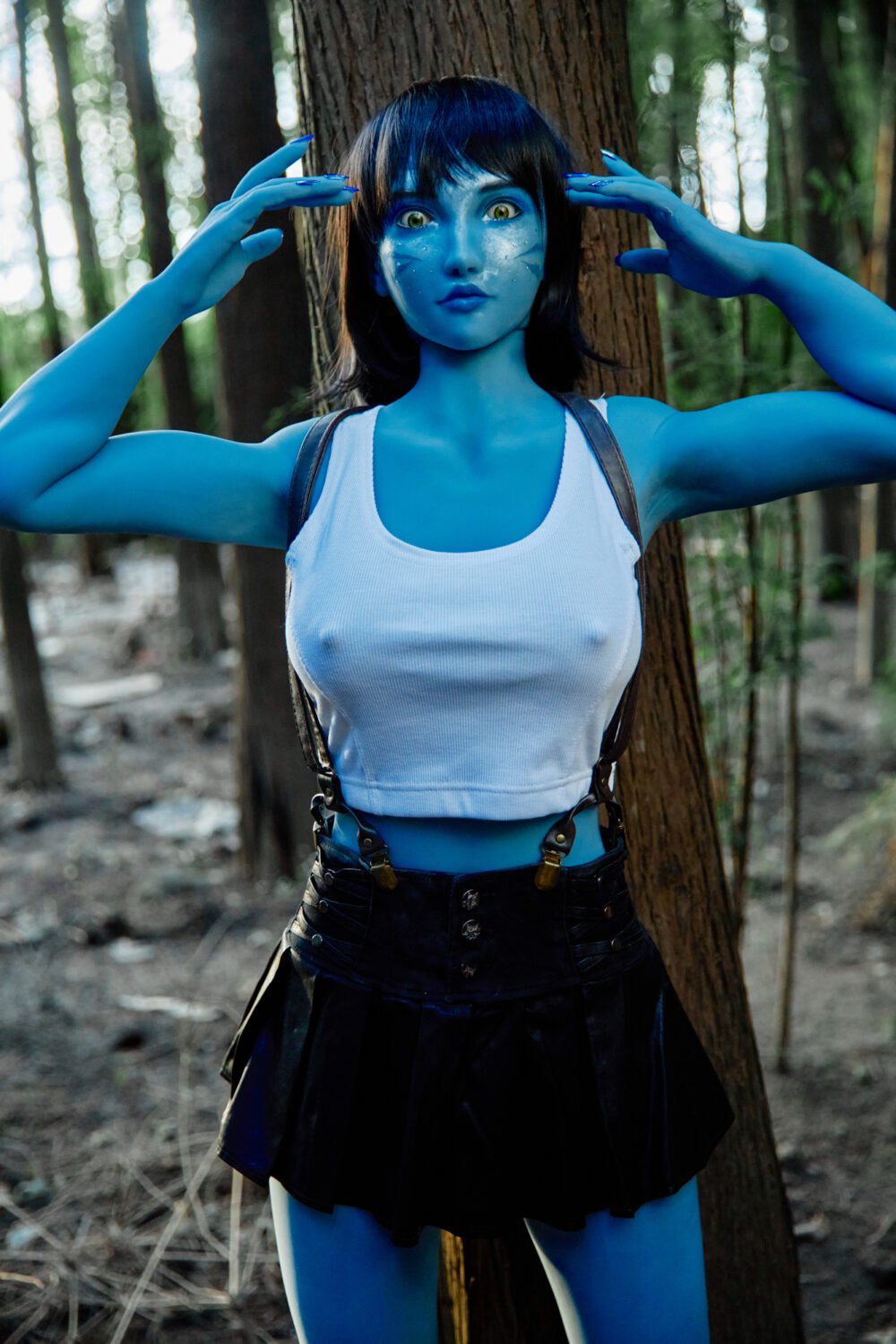 AD158cm Tifa(Special makeup-Avatar Blue)-8 Tifa Special Makeup (Avatar-Blue) ED Clasc/ED085