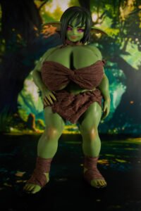 Si70cm GB Zarga(Green)2 Mini Big Boobs 58c/ED033